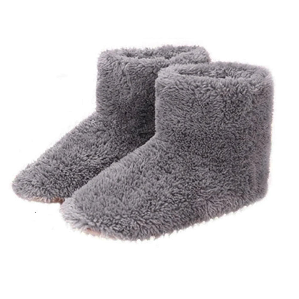 Women Men Electric Heating Shoes USB Heated Shoes Couples Home Shoes for Cold Weather