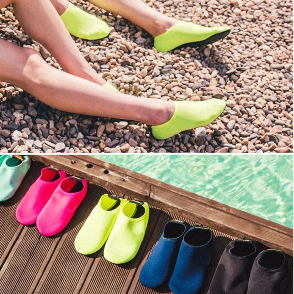 Unisex Water Non-Slip Sneaker Shoes Swimming Diving Socks Summer Aqua Beach Sandal Flat Shoe Seaside Socks Slipper for Men Women