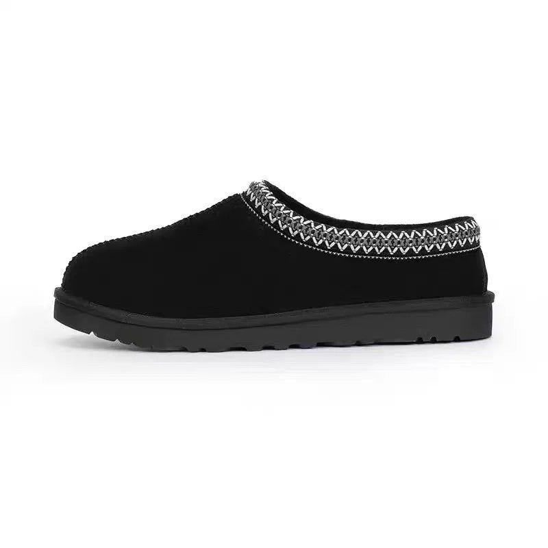 CozyStep - New Fluffy Women Boots House Flat Fashion Slippers Plush Winter Designer Shoes Home Elegant Casual Large Size Boots Women