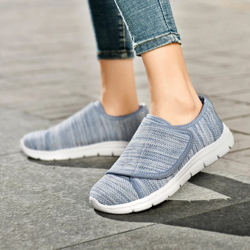 New Women Orthopedics Wide Feet Swollen Walking Casual Shoes Thumb Eversion Adjusting Soft Comfortable Diabetic Shoes for Women