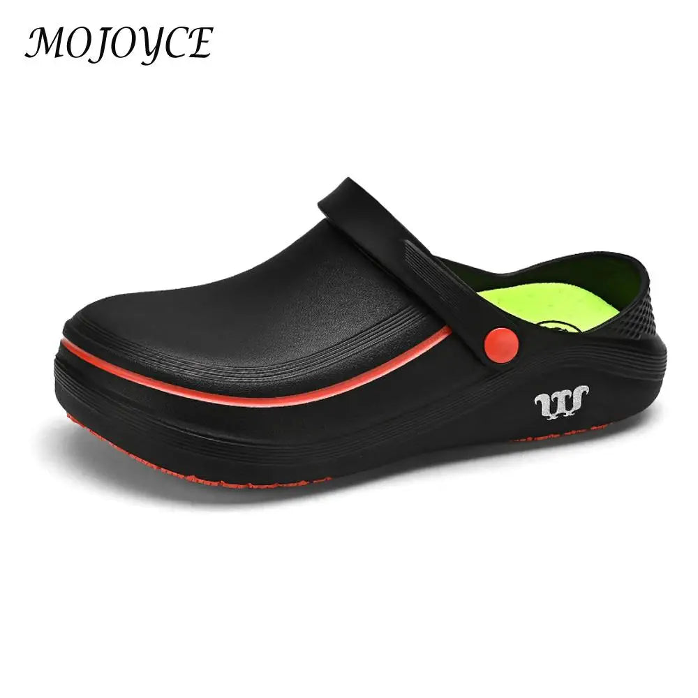 EVA Chef Shoes Lightweight Work Shoes Non-slip Outdoor Safety Shoes Waterproof Comfortable Walking Shoes Oil-proof for Kitchen