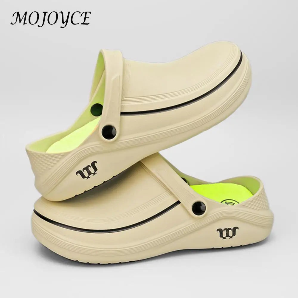 EVA Chef Shoes Lightweight Work Shoes Non-slip Outdoor Safety Shoes Waterproof Comfortable Walking Shoes Oil-proof for Kitchen