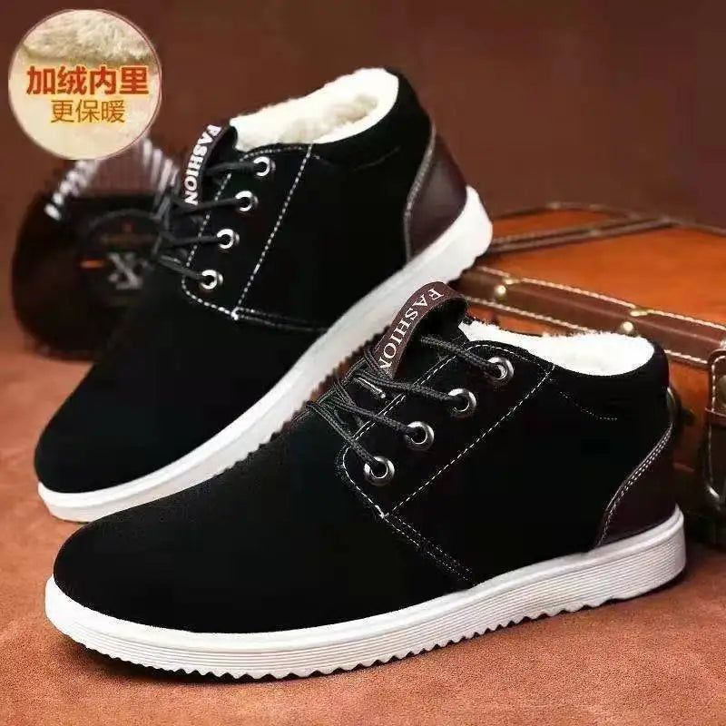 🔥 UrbanWarm™ Winter Comfort Shoes 🔥 Winter Boots for Men Plush Warm Ankle Booties Men's Shoes Man Chaussure Homme Footwear Male Sneakers Plus Size