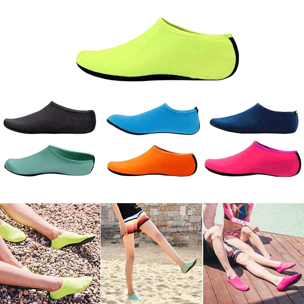 Unisex Water Non-Slip Sneaker Shoes Swimming Diving Socks Summer Aqua Beach Sandal Flat Shoe Seaside Socks Slipper for Men Women